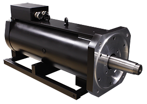 Flüssigkeitsgekühlter Synchronmotor mit Doppelwicklung