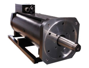 Flüssigkeitsgekühlter Synchronmotor mit Doppelwicklung